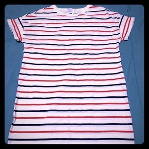 Gap short sleeve striped dress